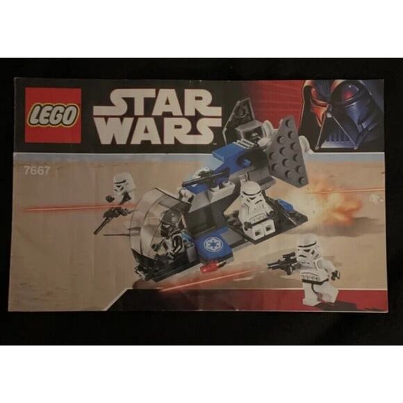 LEGO 7667 Star Wars Instruction Manual ONLY Imperial Dropship - Picture 1 of 2